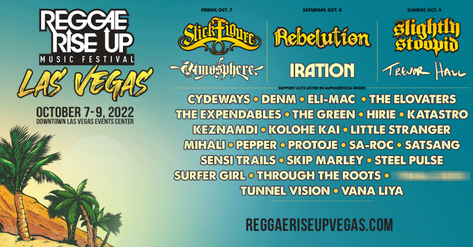 Reggae Rise Up - 3 Day Pass at Atmosphere Tour